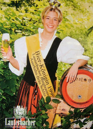 1999 Maike Pfannmüller Bierkönigin Lauterbacher